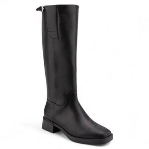 Aerosoles Women's Della Double Zip Tall Boots - Black